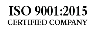 ISO 9001:2015 Certified Company